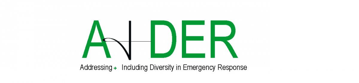 AIDER : Addressing & Including Diversity in Emergency Response